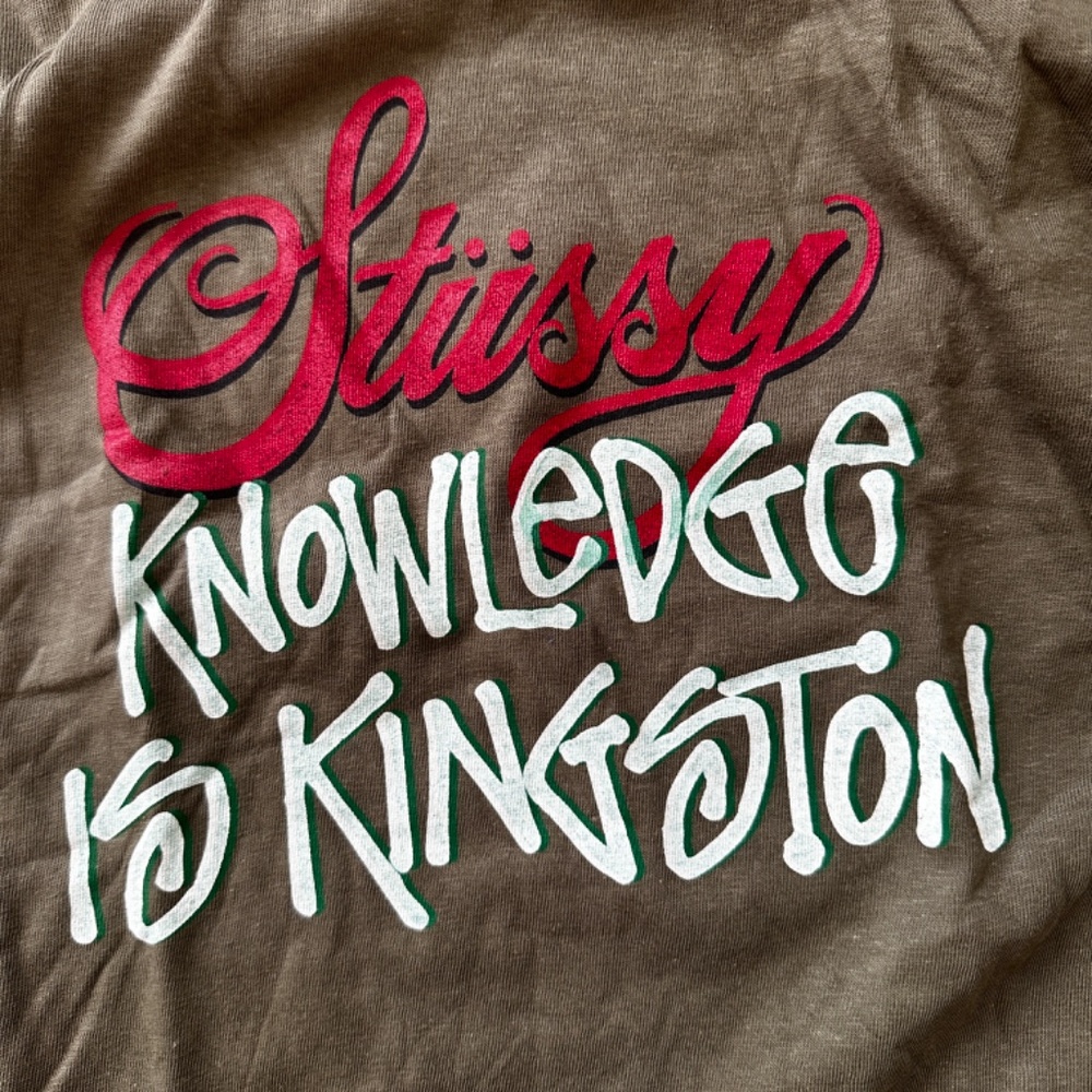 Stussy Knowledge Is Kingston Tee - Gem